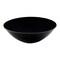 Black with Gold Rim Organic Round Disposable Plastic Soup Bowls - 16 oz. (120 Bowls)
